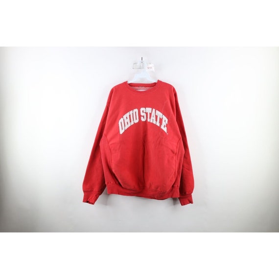 90s Mens Large Distressed Heavyweight Ohio State … - image 1