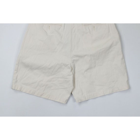 90s Tommy Hilfiger Mens 33 Pleated Above Knee Cot… - image 10