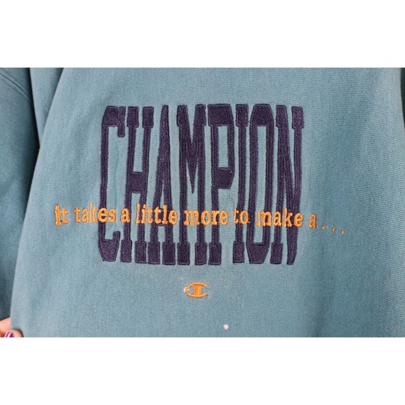 80s Champion Reverse Weave Mens 2XL Spell Out Cre… - image 9
