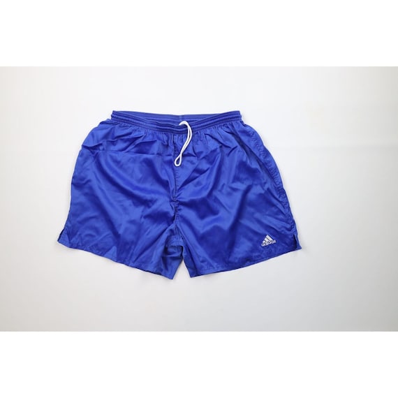 90s Adidas Mens XL Distressed Spell Out Nylon Running Jogging Soccer Shorts Vintage Adidas Soccer Shorts 1990s Silky Soccer Shorts Futbol Etsy