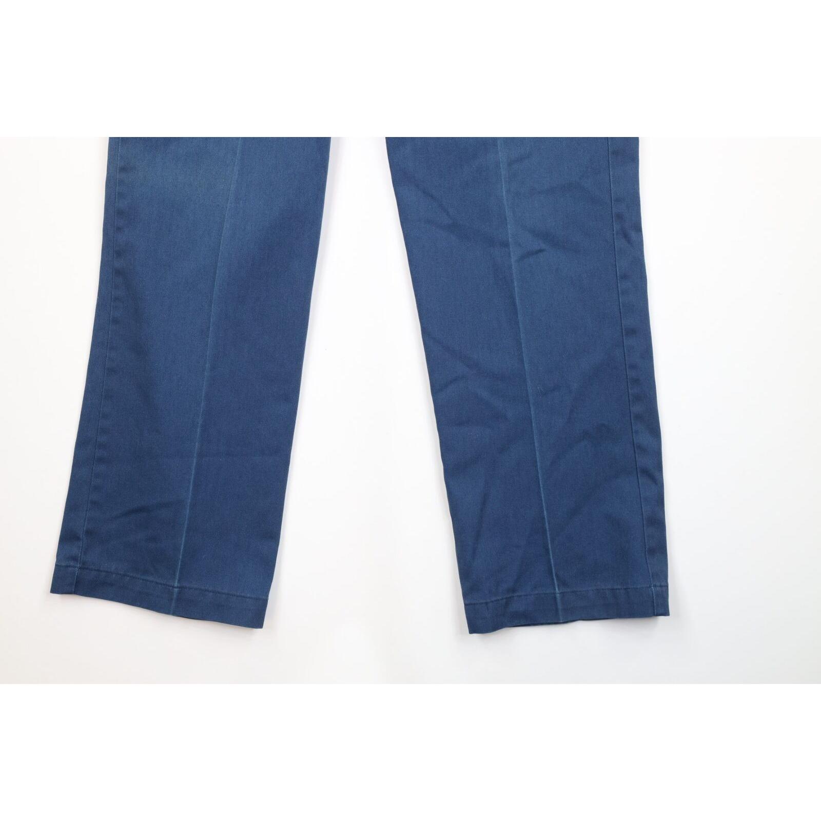 70s Dickies Mens 32x30 Distressed Wide Leg Work Mechanic