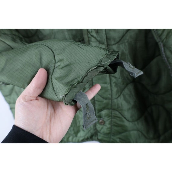 90s Mens Large Military Issued Cold Weather Coat … - image 5