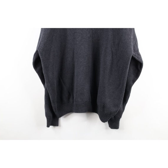 90s Streetwear Mens XL Faded Blank Knit Kurt Coba… - image 7