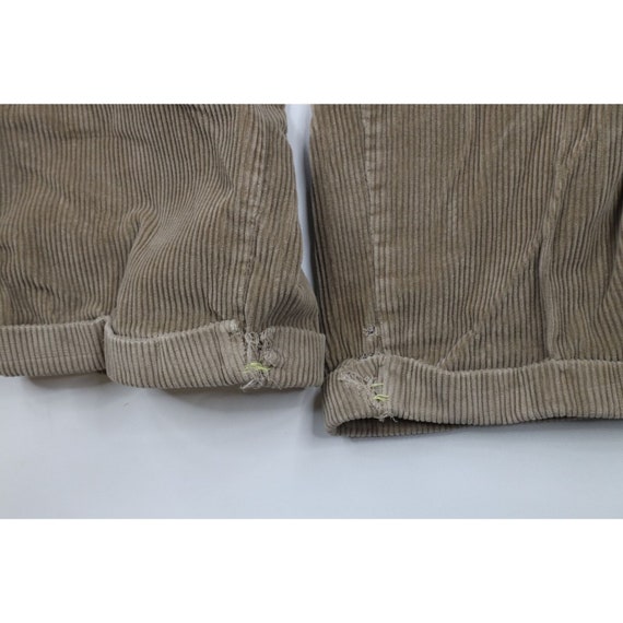 90s Streetwear Mens 34x32 Distressed Pleated Cuff… - image 5