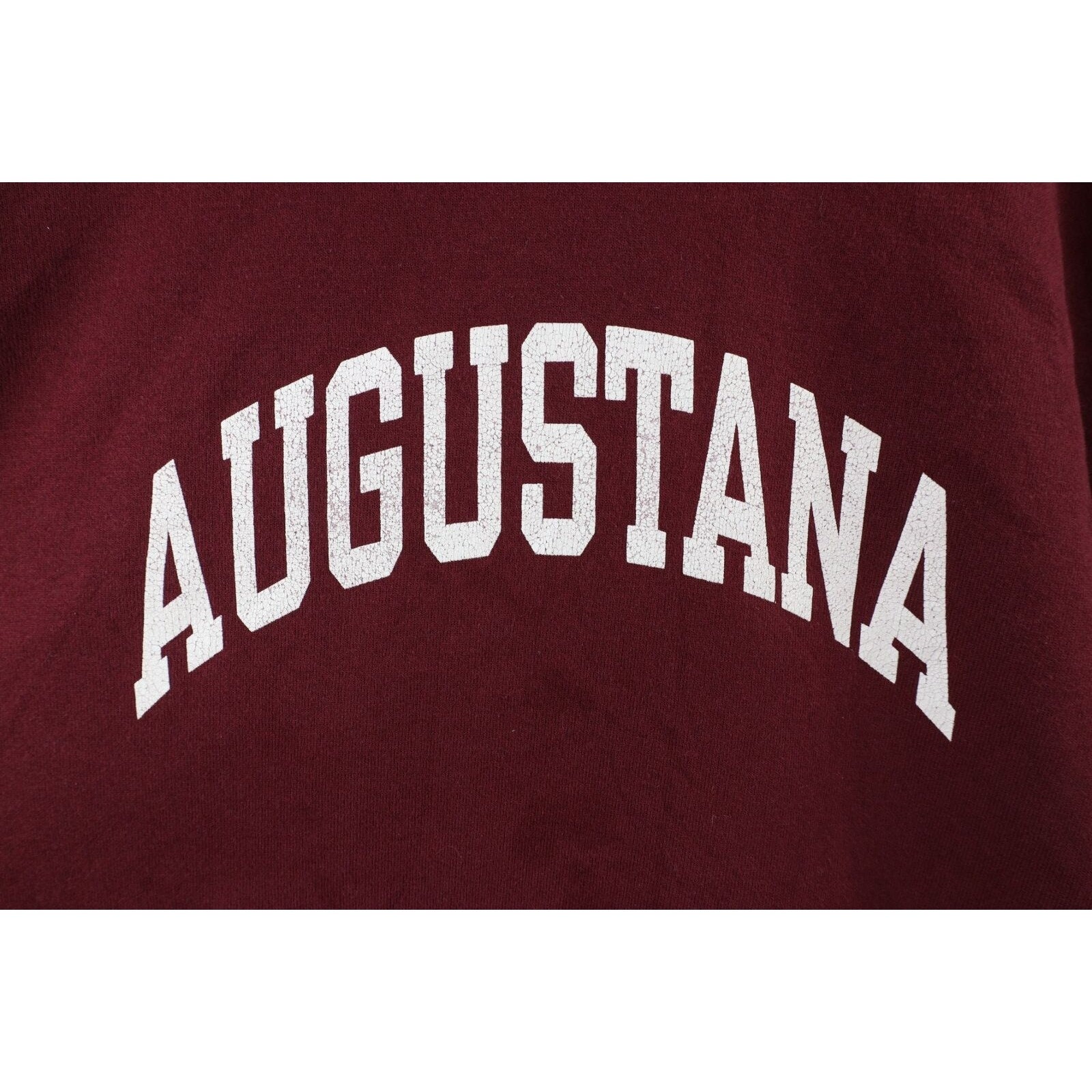 90s Champion Mens XL Faded Spell Out Augustana College
