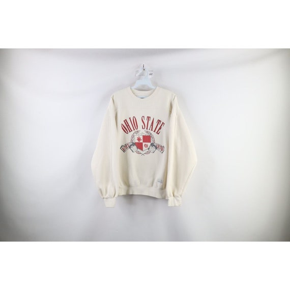 90s Womens Large Spell Out Ohio State University C