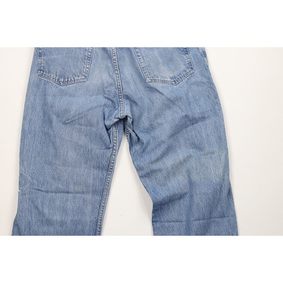 90s Streetwear Mens 34x30 Distressed Straight Leg… - image 10