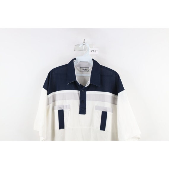 90s Streetwear Mens XL Ribbed Color Block Mob Maf… - image 2