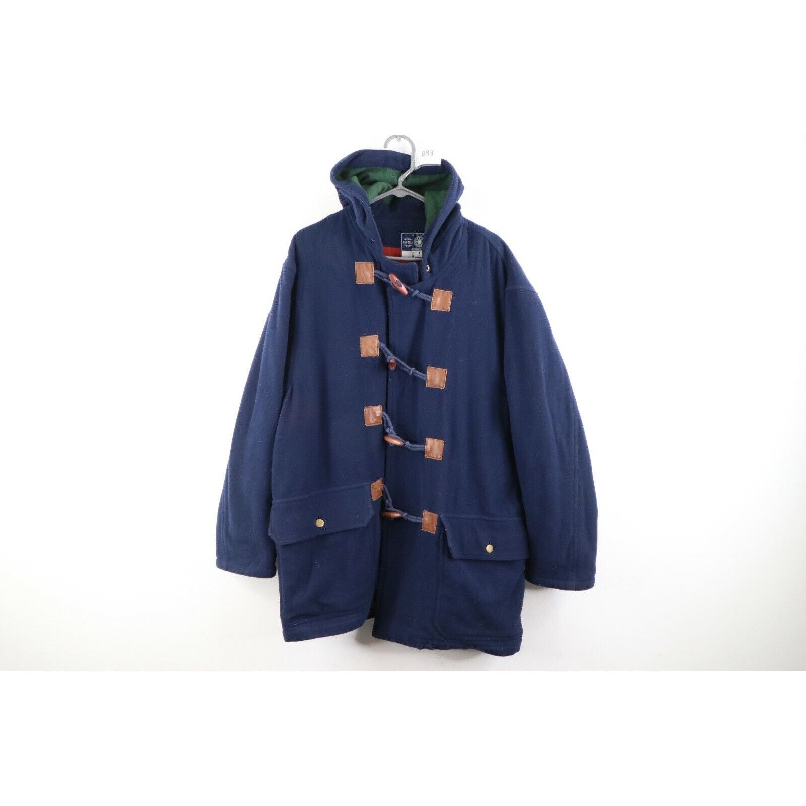 Nautica men's hooded wool toggle coat cheap
