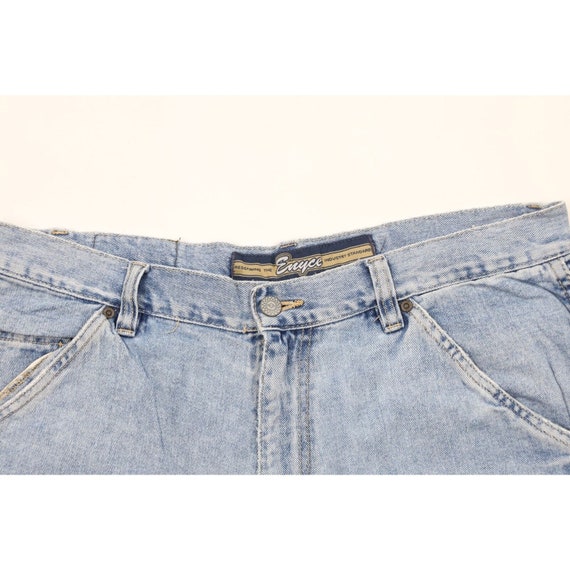 Annees 90 Enyce Mens 34 Distressed Baggy Loose Fit Denim Jean Shorts Jorts vintage Baggy Denim Jorts Shorts Enyce des annees 1990 Mens vintage Jean Jorts Etsy France