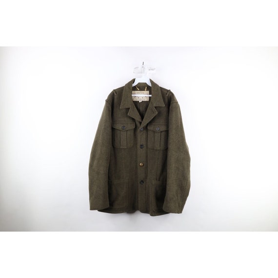 90s Banana Republic Safari Mens Large Wool Safari… - image 1