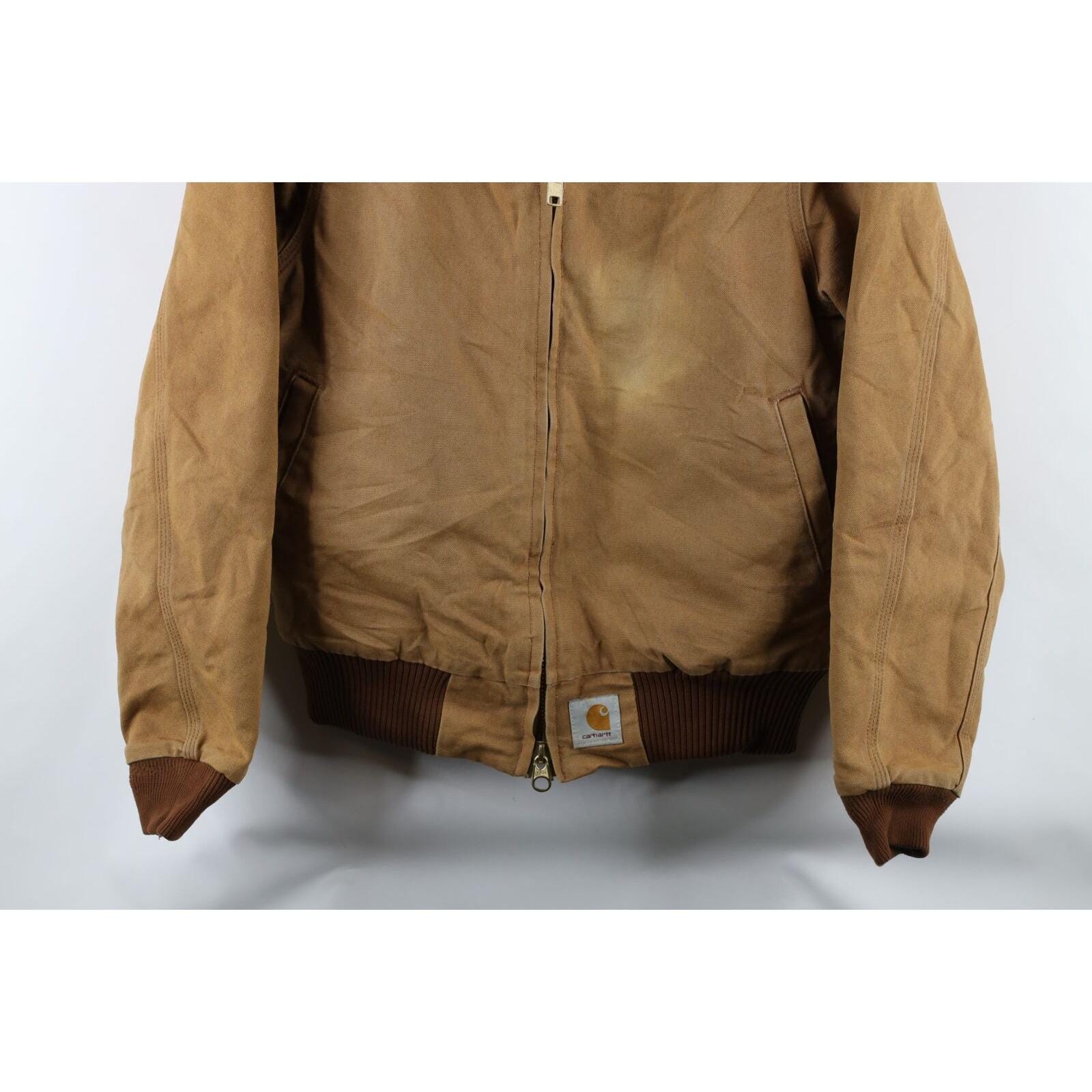 90s Carhartt Mens Medium Distressed Quilted Western Bomber 90s Carhartt Mens Medium Distressed Quilted Western Bomber