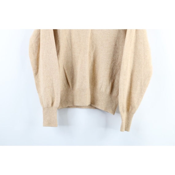 70s Streetwear Womens Medium Blank Lambswool Knit… - image 3
