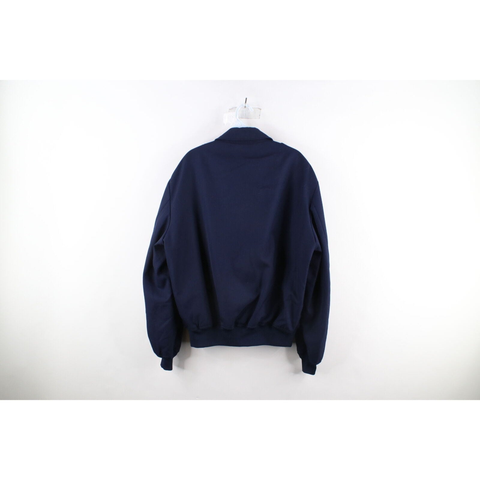 90s Military Issue Mens 44R Lightweight Wool Blend Bomber