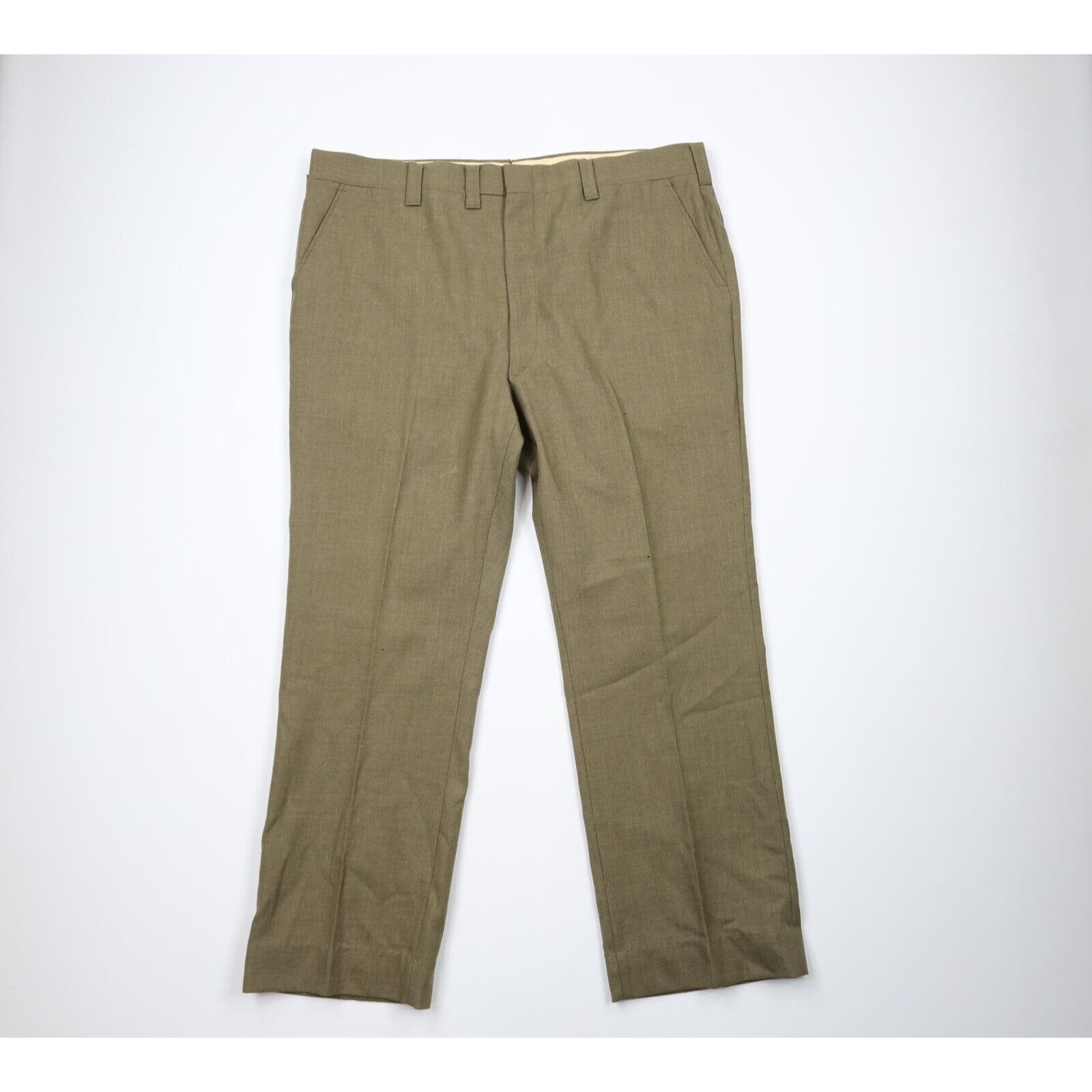 60s 70s Streetwear Mens 42x30 Distressed Heavyweight Wool 60s 70s Streetwear Mens 42x30 Distressed Heavyweight Wool