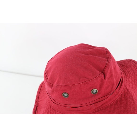 90s Streetwear Faded Blank Bucket Boonie Hat Cap … - image 7