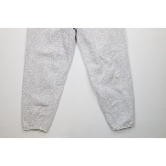 90s Streetwear Mens XL Blank Cuffed Sweatpants Jo… - image 4