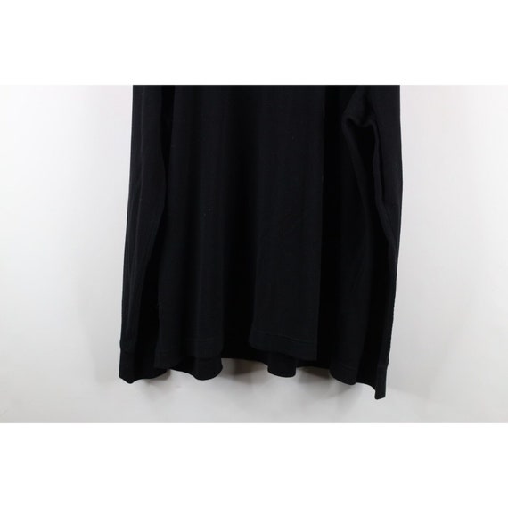 90s Streetwear Mens XLT Faded Blank Thermal Waffl… - image 8