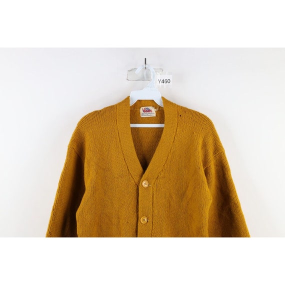 50s 60s Streetwear Mens Medium Heavyweight Wool K… - image 2