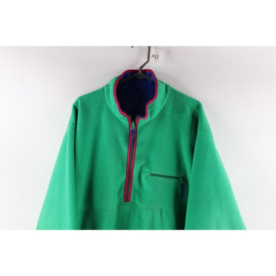 90s Patagonia Mens XL Spell Out Reversible Glissa… - image 10