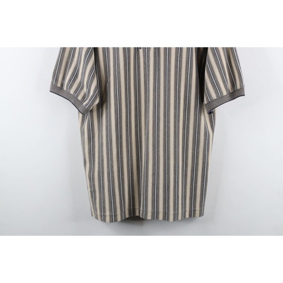 90s Streetwear Mens Large Faded Striped Color Blo… - image 3