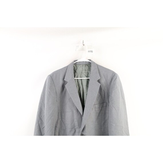 70s Rockabilly Mens 40R Wool 2 Button Suit Coat J… - image 2