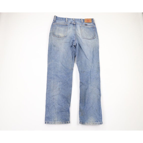 90s Streetwear Mens 34x30 Thrashed Straight Leg D… - image 9