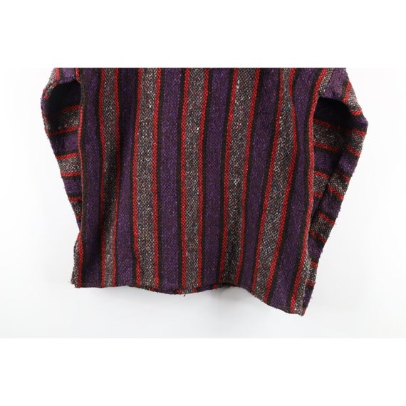 90s Streetwear Mens Size Large Striped Color Bloc… - image 10
