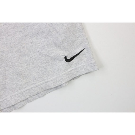 90s Nike Mens L Distressed Mini Swoosh Above Knee… - image 4