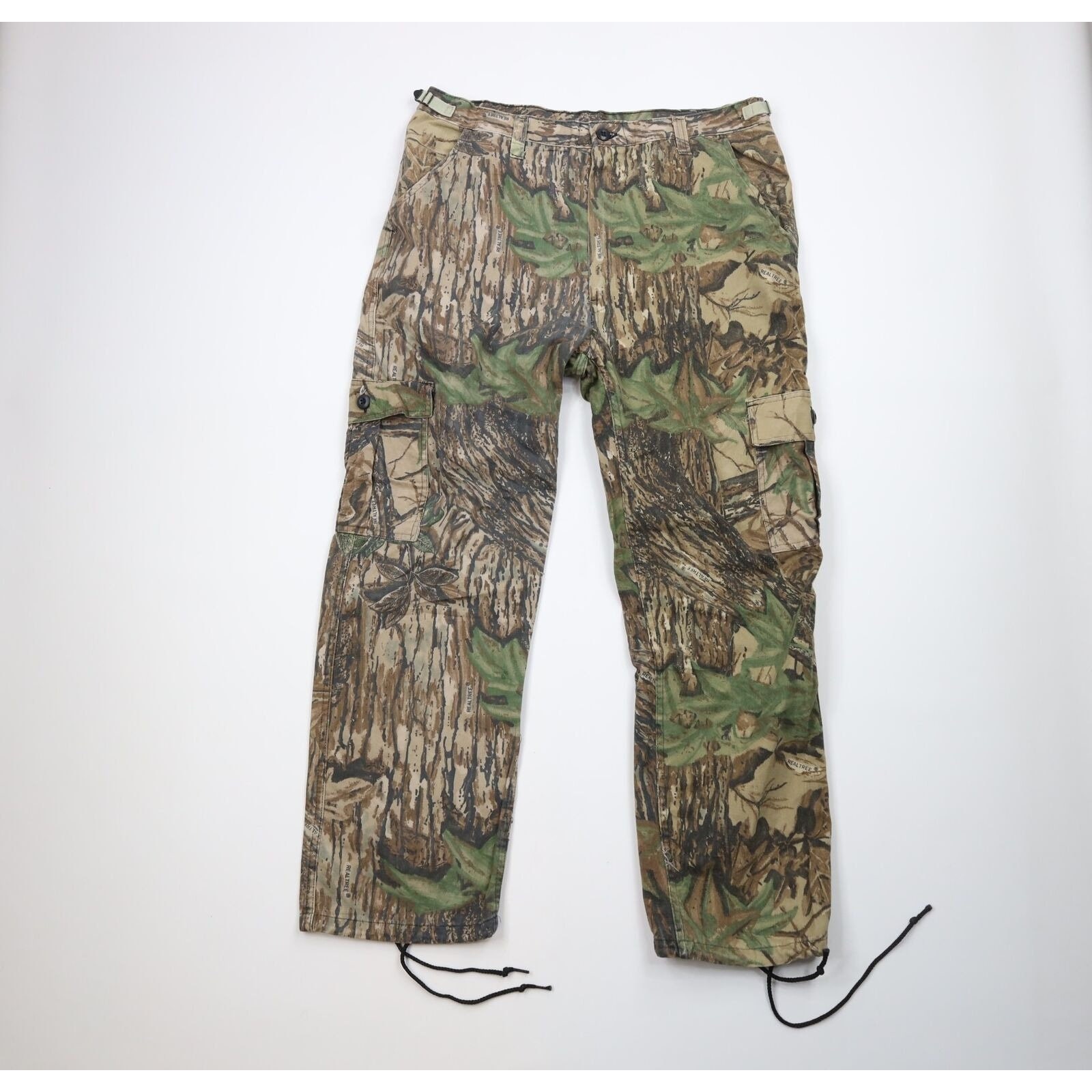 パンツ 90s~ realtree camo cargopants madein usa VINTAGE REALTREE ADVANTAGE HUNTING TRUSPEC CAMO CARGO PANTS