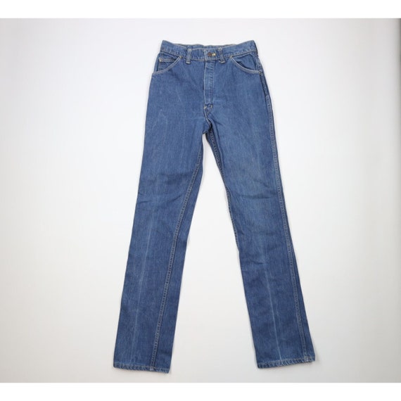 70s Streetwear Womens Size 28 Distressed Straight… - image 1