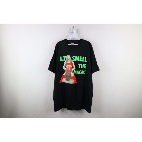 90er Jahre Herren XL Distressed Smell the Magic L7 Band T-Shirt 