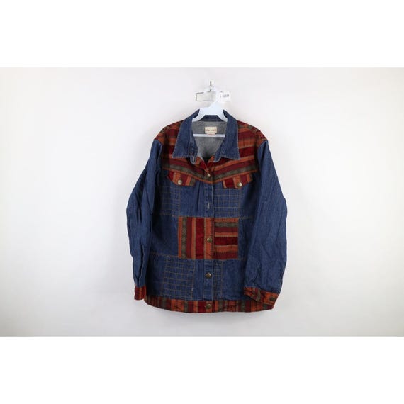 Supreme patchwork denim jacket - Gem