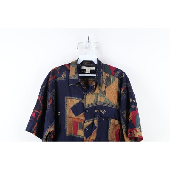 90s Streetwear Mens Size Medium Cubist Art Pablo … - image 2