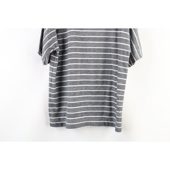 90s Streetwear Mens Size Small Striped Color Bloc… - image 9