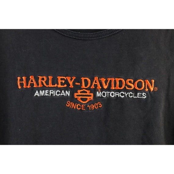 90s Harley Davidson Womens Small Faded Spell Out … - image 4