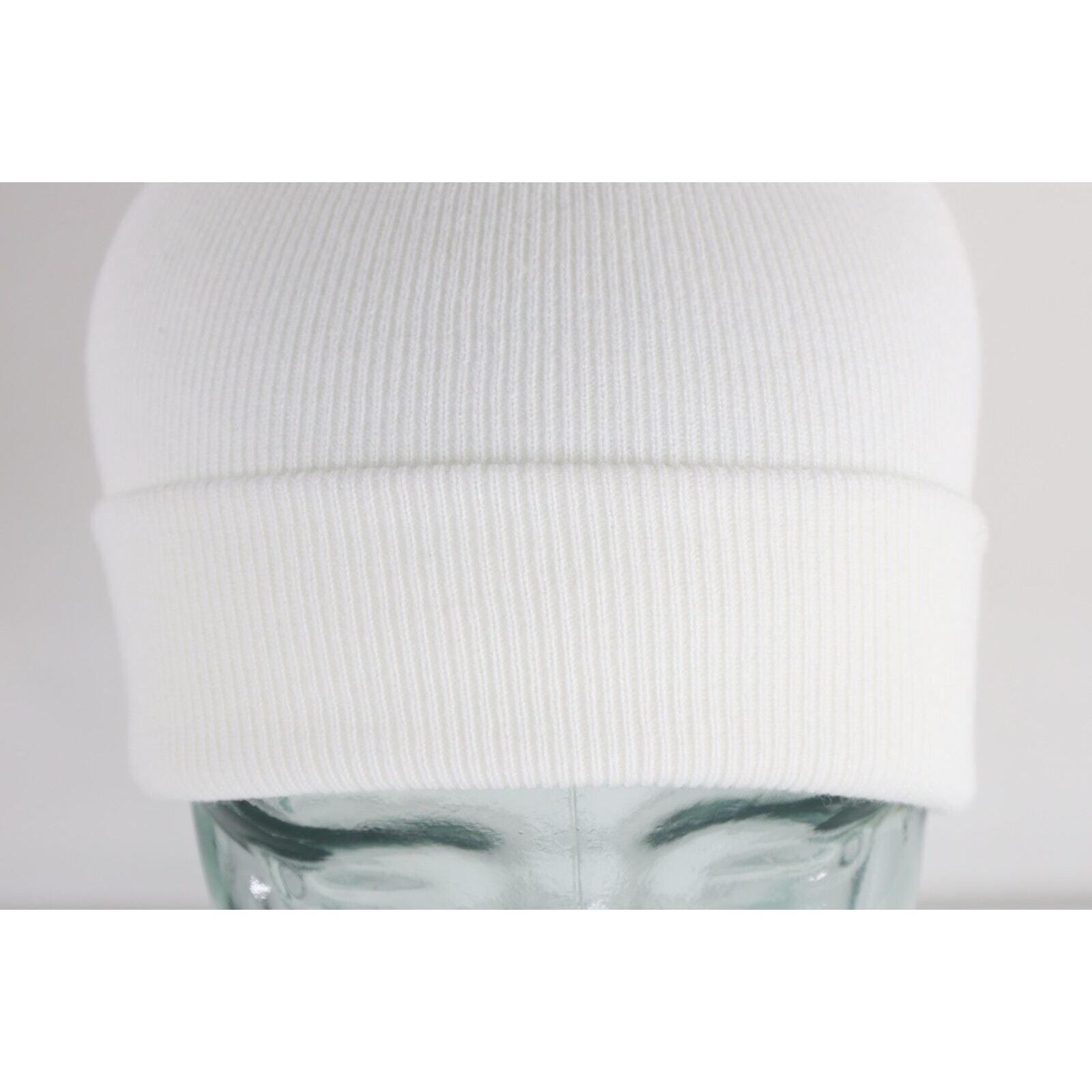 Deadstock Vintage 90s Streetwear Blank Ribbed Knit Winter