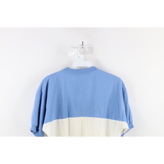 90s Streetwear Mens Small Faded Color Block Pullo… - image 9