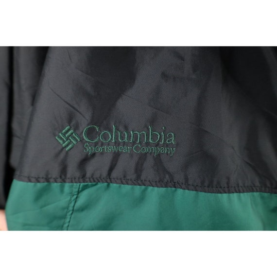 90s Columbia Mens Large Spell Out Packable Hooded… - image 4