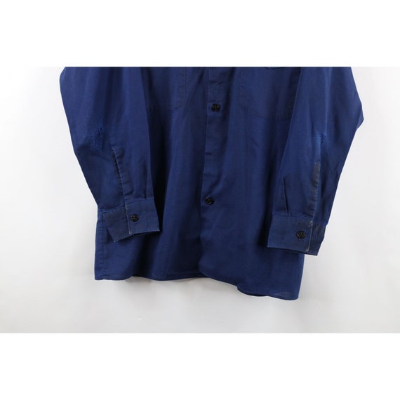 50s 60s Mens XL Thrashed US Navy Military Double … - image 3