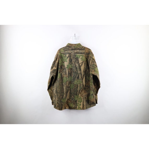 90s Streetwear Mens 2XL Trebark Camouflage Chamoi… - image 8