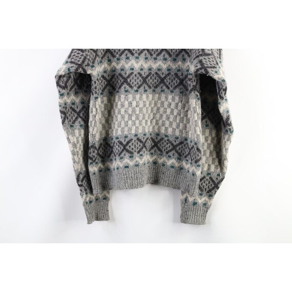 90s Streetwear Womens Medium Thrashed Wool Knit F… - image 10