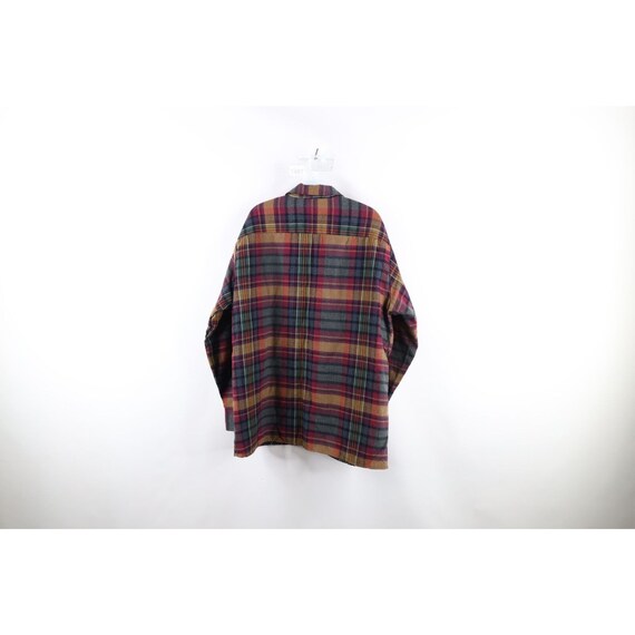 90s Streetwear Mens Large Knit Collared Double Po… - image 7