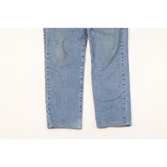 90s Calvin Klein Womens 14 Thrashed Straight Leg … - image 3