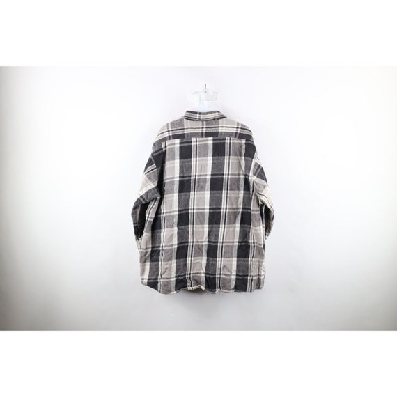 90s Streetwear Mens 2XL Faded Heavyweight Flannel… - image 7