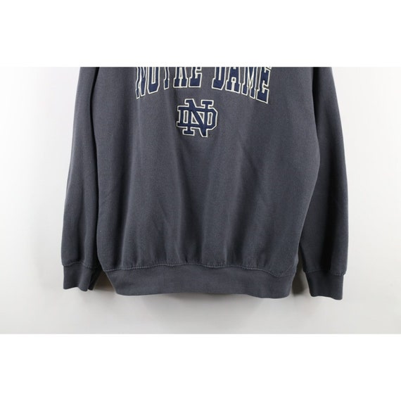 90s Mens Large Faded Spell Out Notre Dame Univers… - image 3