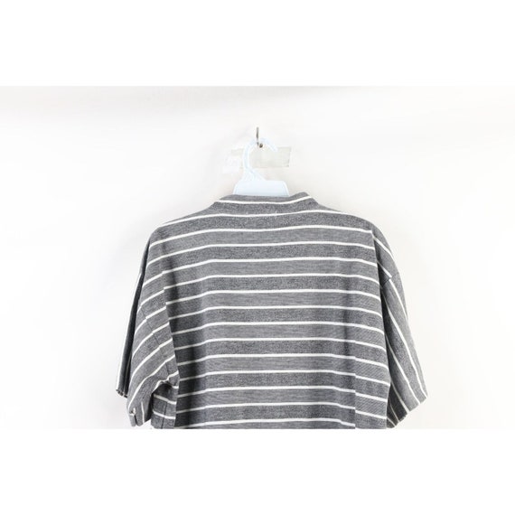 90s Streetwear Mens Size Small Striped Color Bloc… - image 8