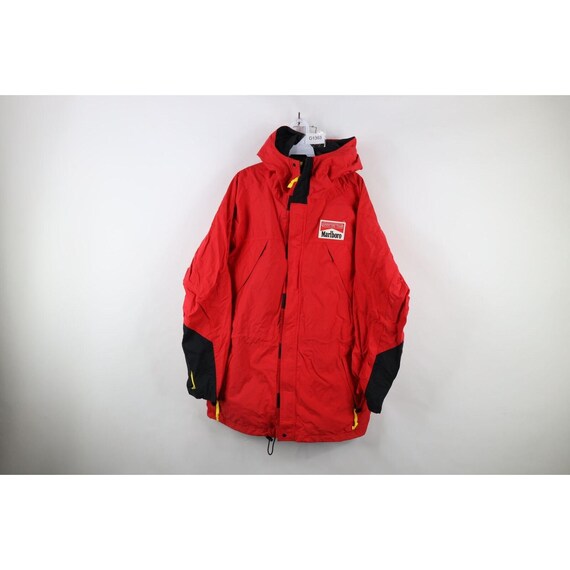 Vintage Marlboro Windbreaker Jacket Size L 90s Advent… - Gem