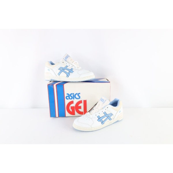 NOS Vintage 90s Asics Womens 10 Spell Out Gel Classic Sneakers Shoes White AS IS, Vintage Womens Asics Shoes, 1990s Asics Shoes, Womens Shoe