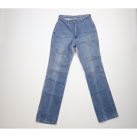 70s Streetwear Womens 27 Distressed Straight Leg … - image 1